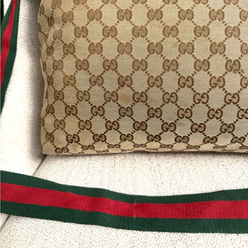 Authentic Gucci unisex messenger bag brown monogram canvas - Picture 6 of 16